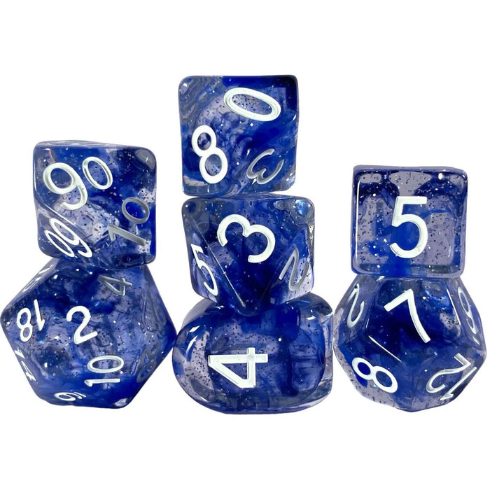 Role 4 Initiative: Set of 7 Dice - Sunken Silver