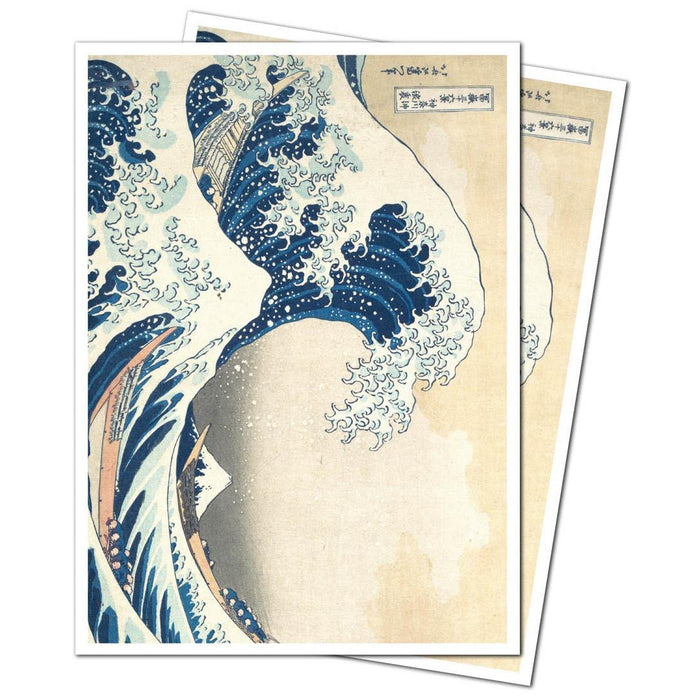 Ultra PRO Fine Art The Great Wave Off Kanagawa Standard DECK PROTECTOR® Sleeves (105ct) by Hokusai