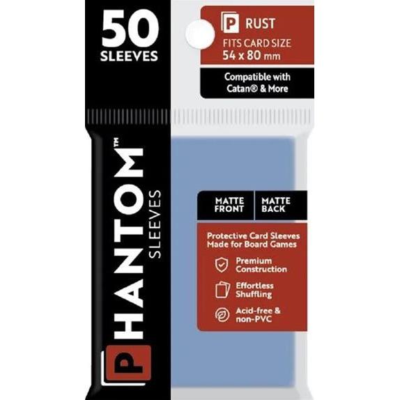 Phantom Sleeves: Rust Size 54mm x 80mm, 50ct - Matte/Matte