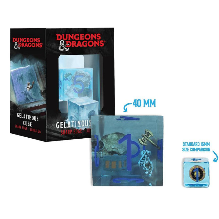 PRE-ORDER | D&D Gelatinous Cube - Sharp Edge Jumbo D6