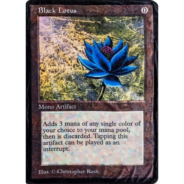 MTG: Fleece Throw Blanket (45" x 60"), Single-Sided  - Black Lotus