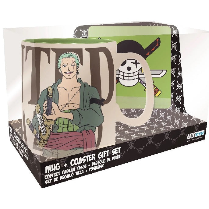 One Piece Mug + Coaster Gift Set: Zoro