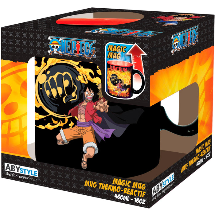 One Piece Mug: Heat Changing Luffy VS Kaido