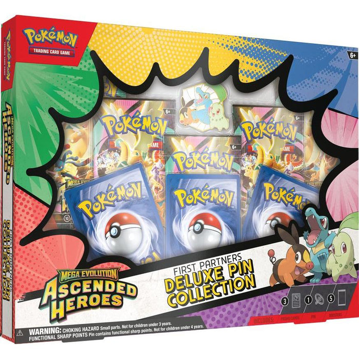 Pokemon: Ascended Heroes First Partners Deluxe Pin Collection