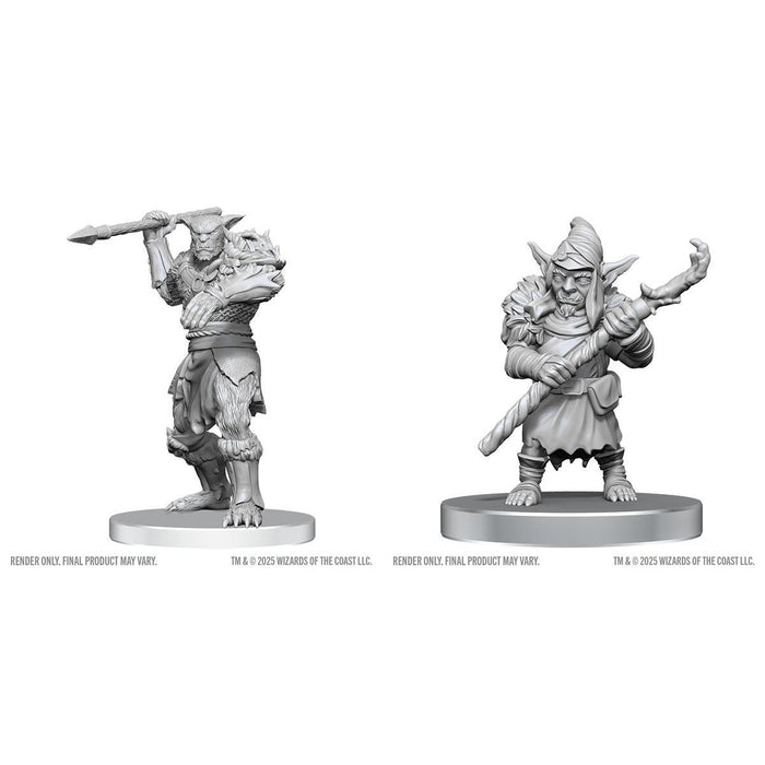 PRE-ORDER | D&D Nolzur's Marvelous Miniatures: Wave 28 - Bugbear Stalker & Goblin Hexer