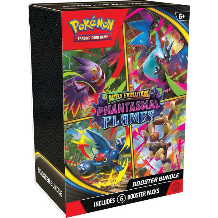 Pokemon Mega Evolution ME02 Phantasmal Flames: Booster Bundle