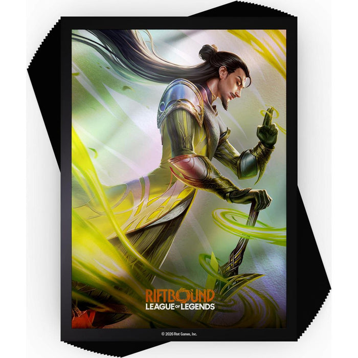 Riftbound League of Legends TCG: Spiritforged Art Card Sleeves - Master Yi, Wuju Master (100ct)