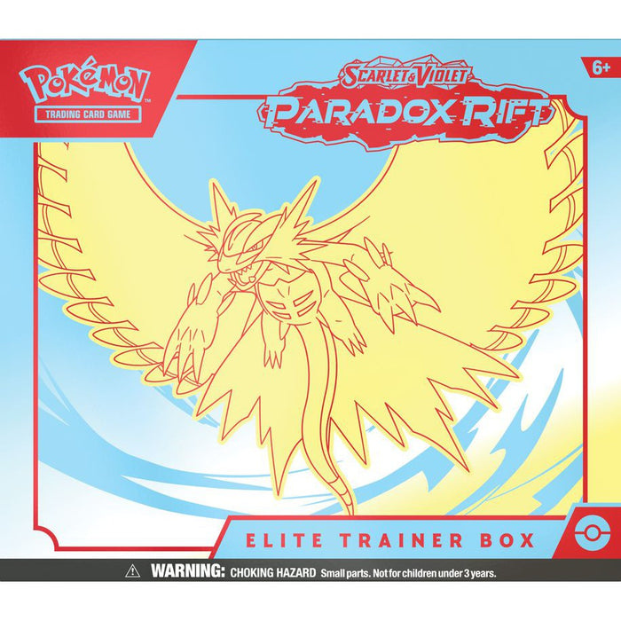 Pokemon Scarlet & Violet Paradox Rift: Elite Trainer Box - Roaring Moon