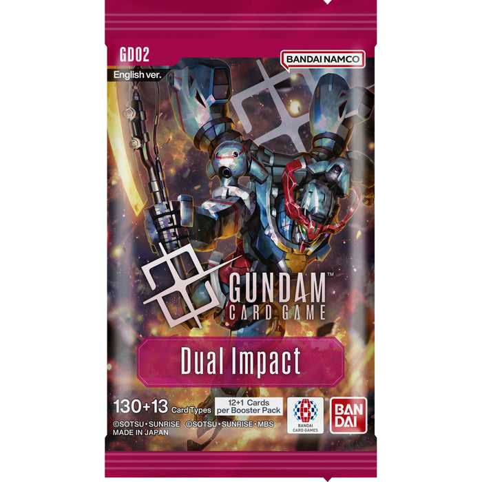 Gundam Card Game: GD-02 Dual Impact Booster Box (24 Packs)