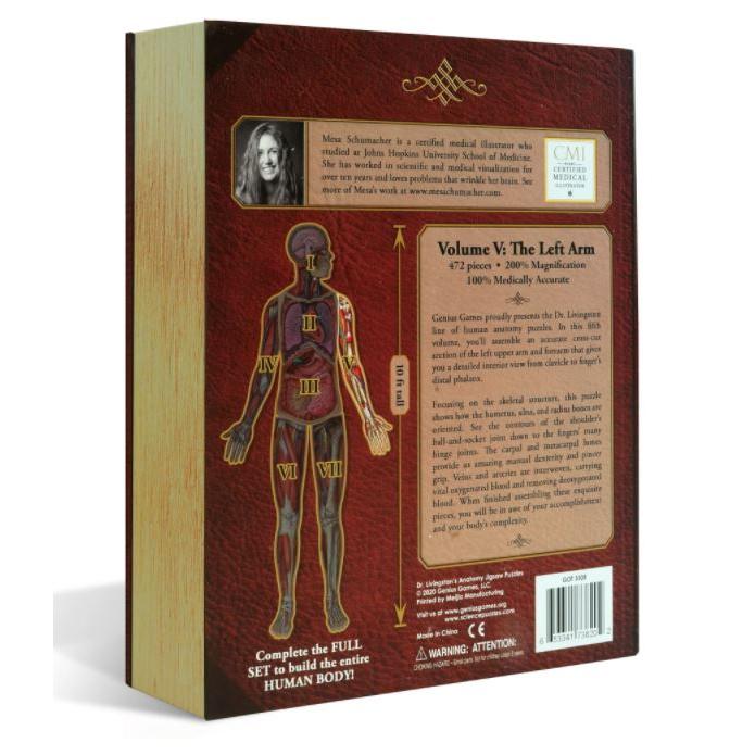 Dr. Livingston's Anatomy Puzzle: Human Left Arm, 479 pieces