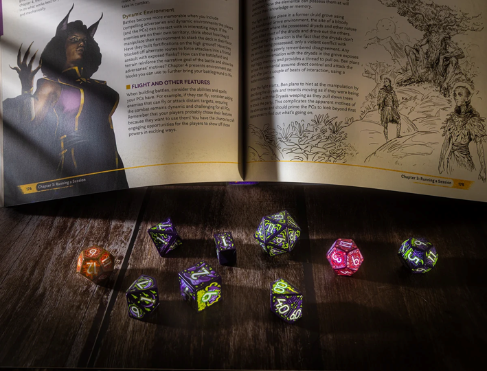 Daggerheart: Hope & Fear 9-Die RPG Set - Witch