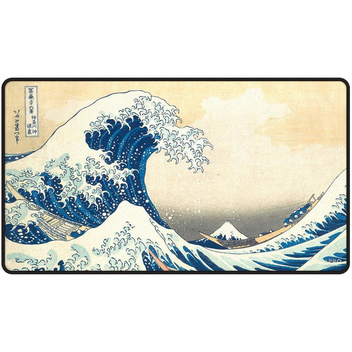 Ultra PRO Magic: The Gathering®—The Great Wave off Kanagawa Black Stitched Playmat