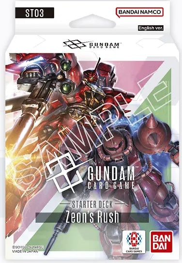 Gundam Card Game: ST-03 Zeon's Rush Starter Deck