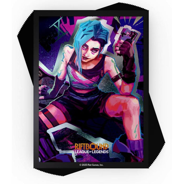 Riftbound League of Legends TCG: Origins Art Card Sleeves - Jinx (100ct)