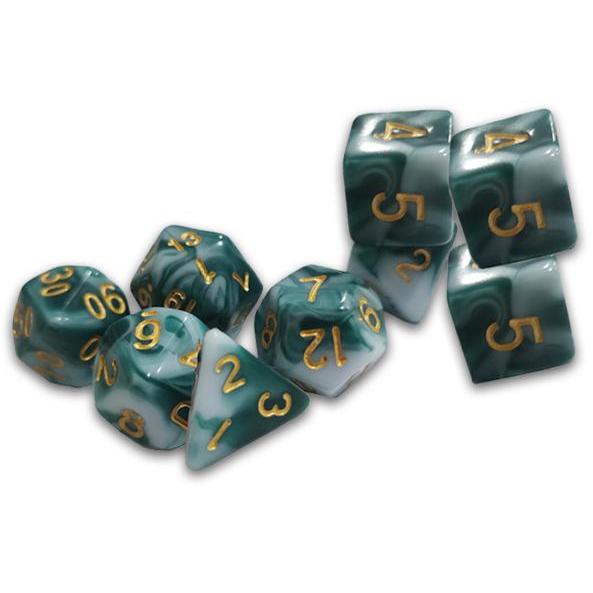 Dungeon Crawl Classics RPG Dice Set: The Caverns of Thracia Traditional 9 - Thracian Smoky Sacrifice