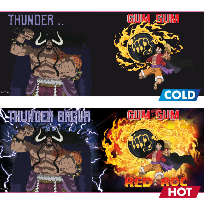One Piece Mug: Heat Changing Luffy VS Kaido
