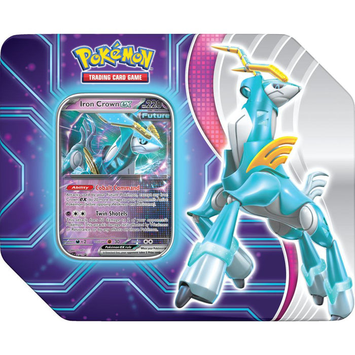 Pokemon Paradox Destinies Tin - Iron Crown ex