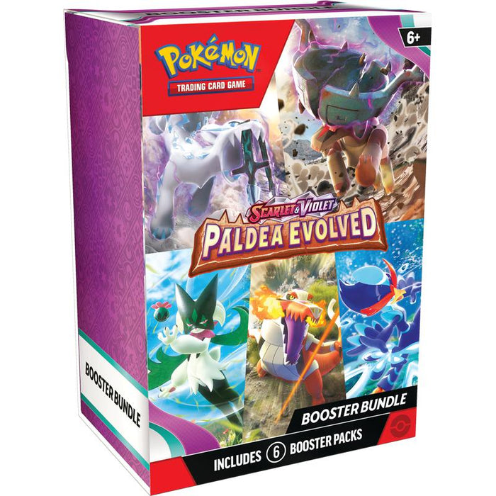 Pokemon Scarlet & Violet Paldea Evolved: Booster Bundle (6 Packs)