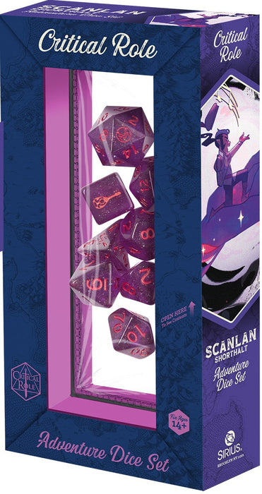 Critical Role: Adventure Dice Set - Scanlan Shorthalt