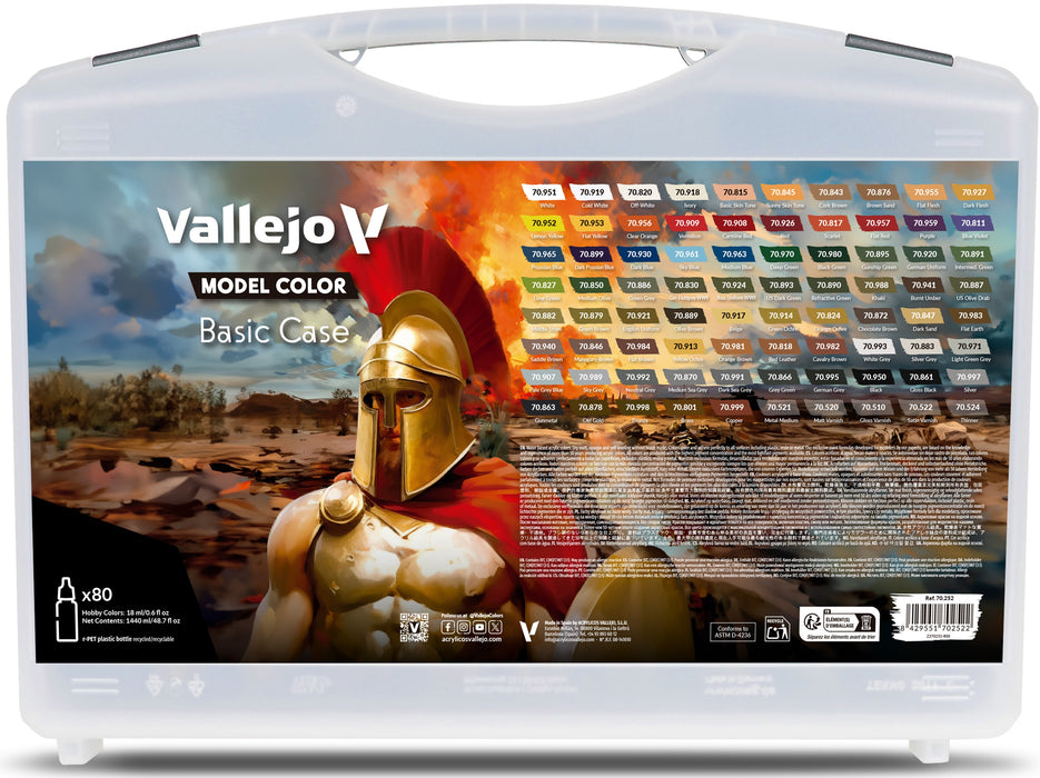 Vallejo: Model Color Base Case 80ct (18ml)