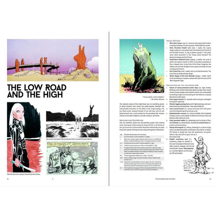 PRE-ORDER | Ultraviolet Grasslands and The Black City (2nd Edition) RPG Book