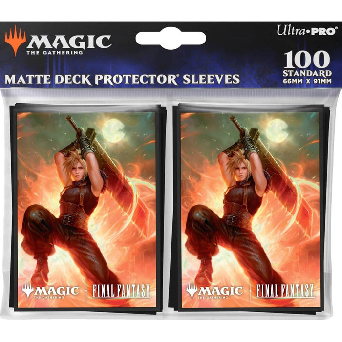Ultra PRO Magic: The Gathering®—FINAL FANTASY™ Cloud, Ex-SOLDIER (Commander) 100ct Deck Protector Sleeves