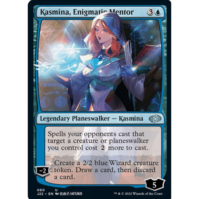 MTG: Fleece Throw Blanket (45" x 60"), Single-Sided - Kasmina, Enigmatic Mentor