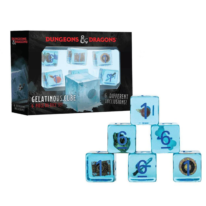 PRE-ORDER | D&D Gelatinous Cube Dice - 6 pack
