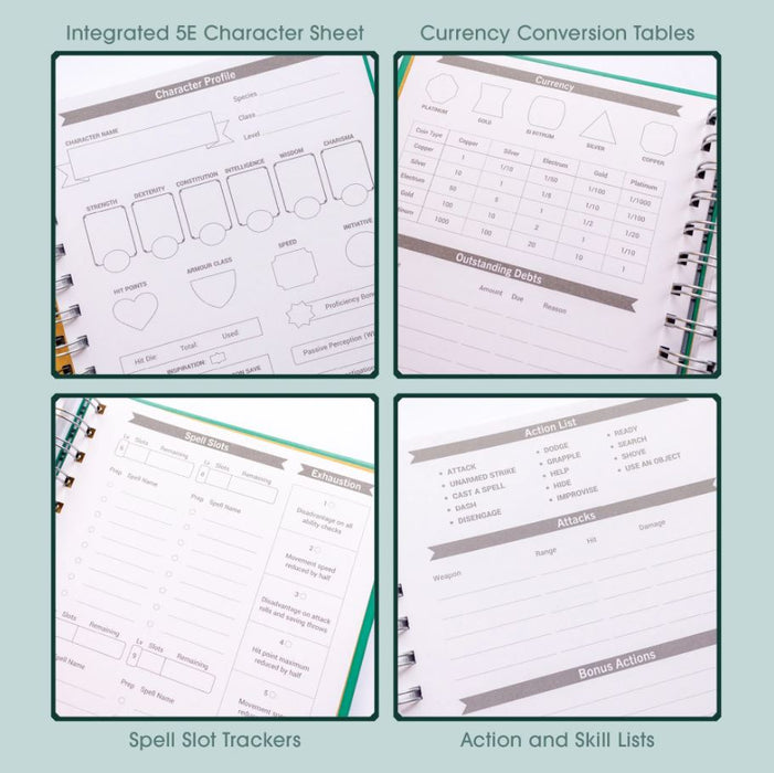 Player's Notebook (Compatible with D&D 5e)