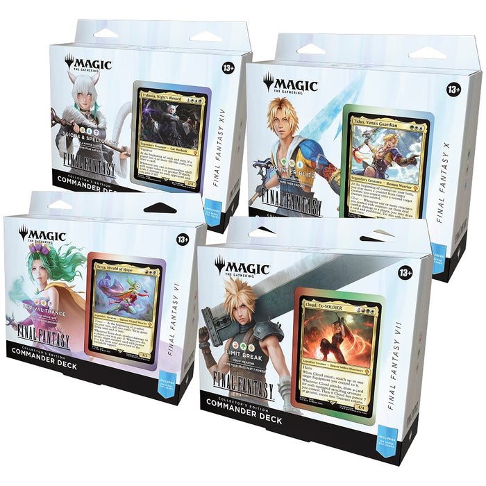 Magic the Gathering: Final Fantasy Collector Commander Deck - Set of 4
