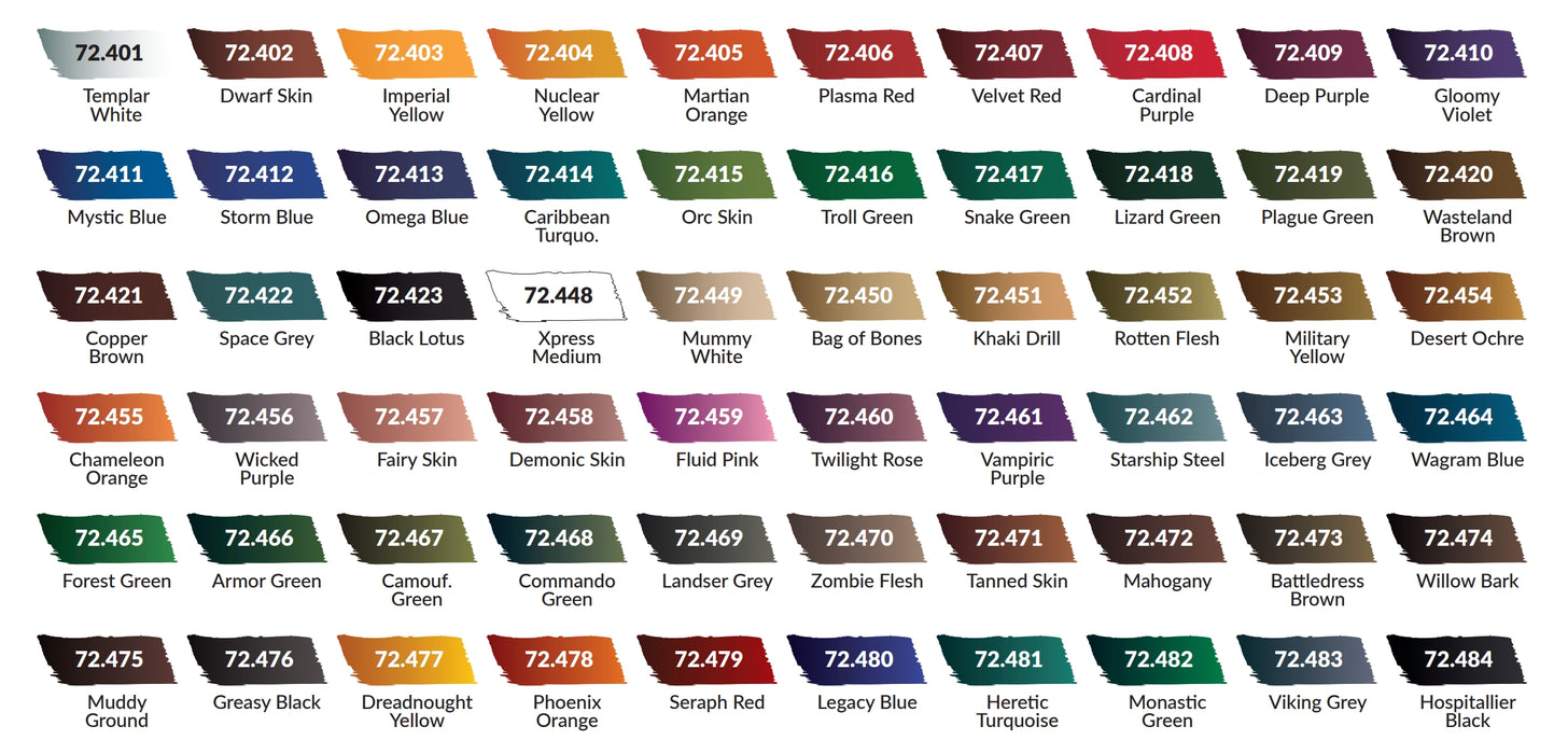 Vallejo: Xpress Color Artist's Selection Case