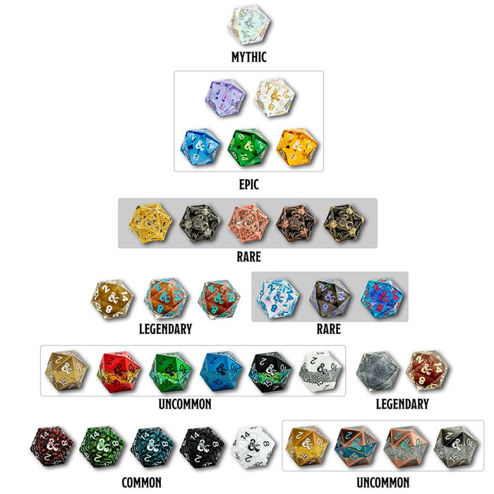 D&D Fizban's Fortune: Misfit Blind Mystery D20 Box