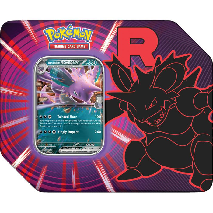 Pokemon Team Rocket Tin - Team Rocket's Nidoking ex