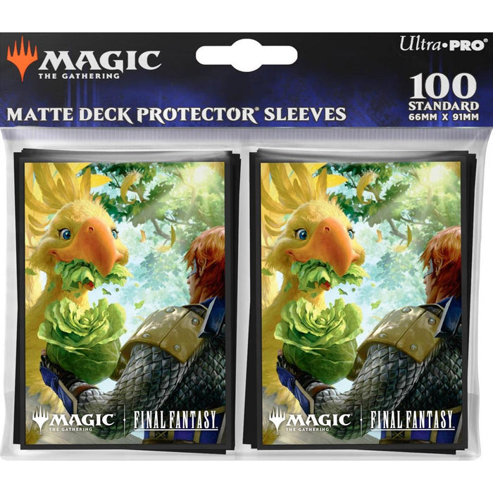 Ultra PRO Magic: The Gathering®—FINAL FANTASY™ Gysahl Greens (Commander) 100ct Deck Protector Sleeves