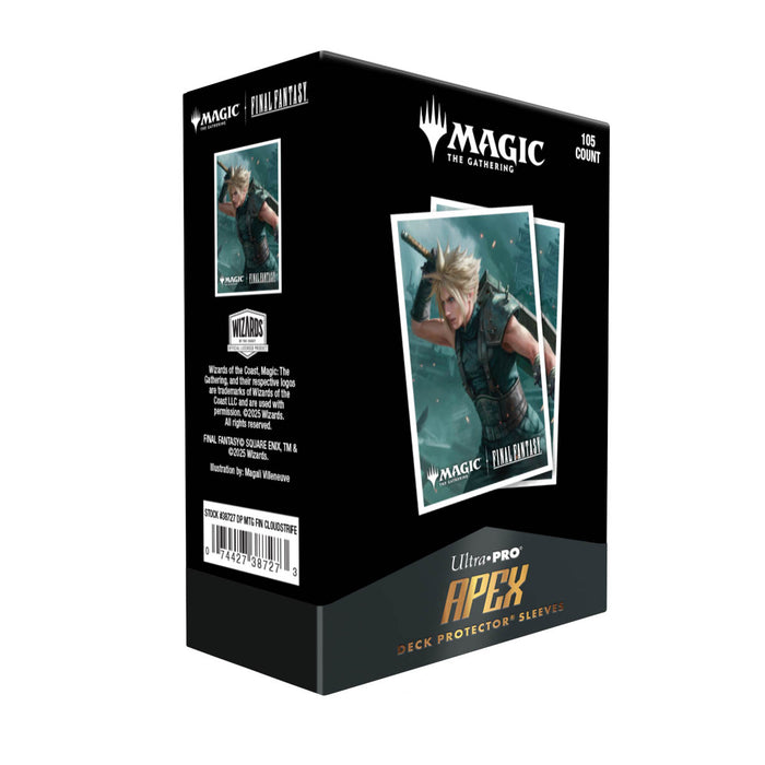 Ultra PRO Magic: The Gathering®—FINAL FANTASY™ Cloud, Planet's Champion 105ct APEX Deck Protector™ Sleeves