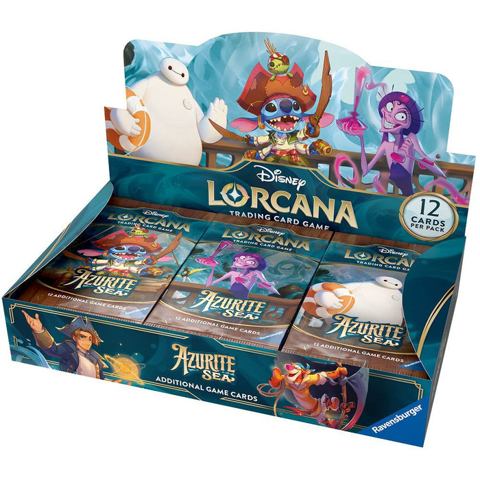 PRE-ORDER | Disney Lorcana: Azurite Sea - Booster Box (24 Packs)