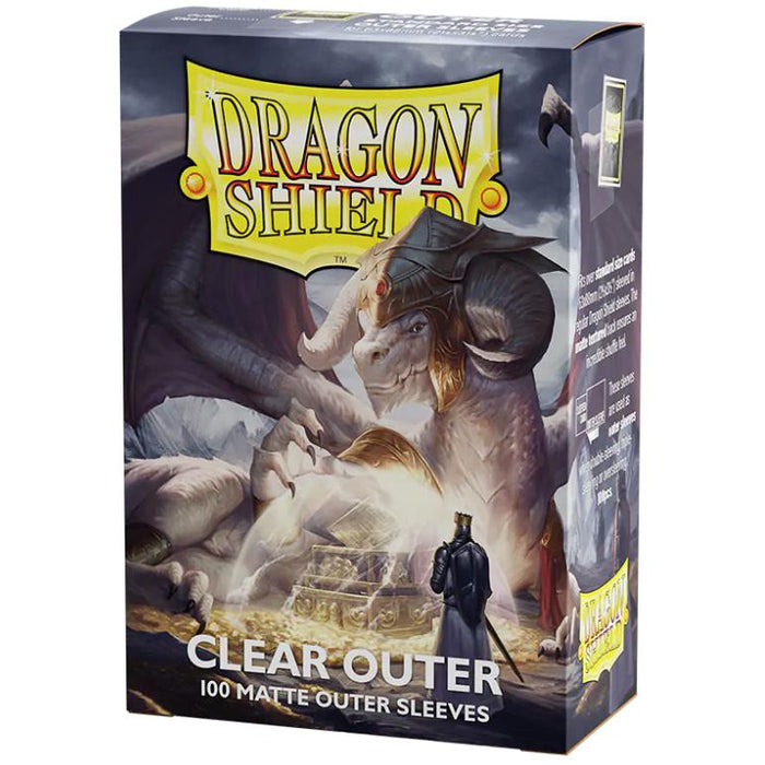 Dragon Shield: Matte Clear Outer Sleeves 100ct
