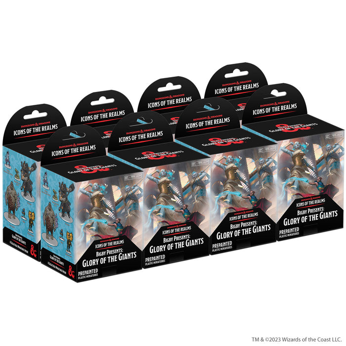 D&D Icons of the Realm: Bigby Presents - Glory of the Giants Booster Brick (8 Boxes)