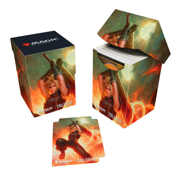 Ultra PRO Magic: The Gathering®—FINAL FANTASY™ Cloud, Ex-SOLDIER (Commander) 100+ Deck Box