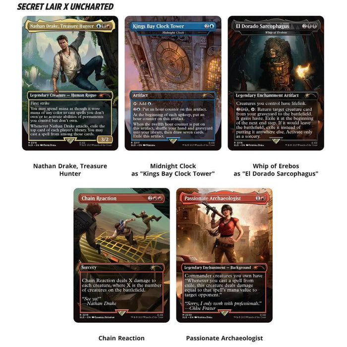 Magic the Gathering: Secret Lair x Playstation Super Drop Uncharted - Saga of Thieves (Non-Foil)