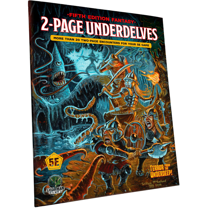 2-Page Underdelves (Compatible with D&D 5e and DCC RPG)