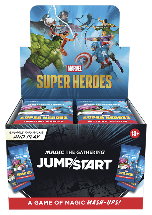 PRE-ORDER | Magic the Gathering: Marvel Super Heroes Jumpstart Booster Box (24 Packs)