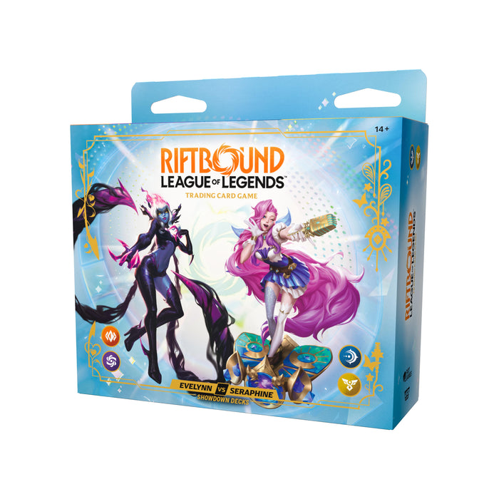 PRE-ORDER | Riftbound League of Legends TCG: Radiance Showdown Deck - Evelynn vs. Seraphine *LIMIT 1 / LOCAL PICK UP ONLY*