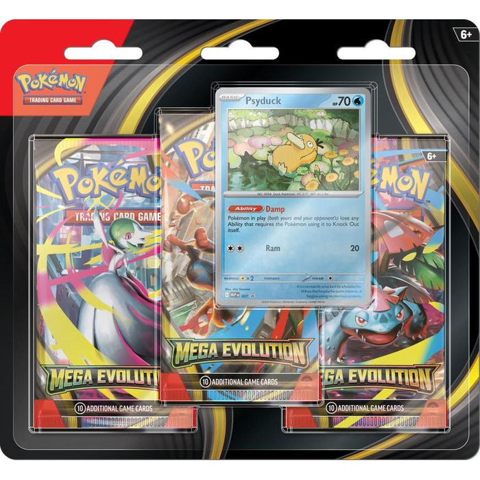 Pokemon Mega Evolution ME01: 3-Pack Blister - Psyduck