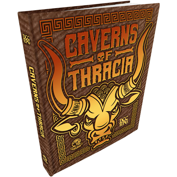 Dungeon Crawl Classics DCC RPG: Caverns of Thracia - Limited Edition Minotaur Hide Cover
