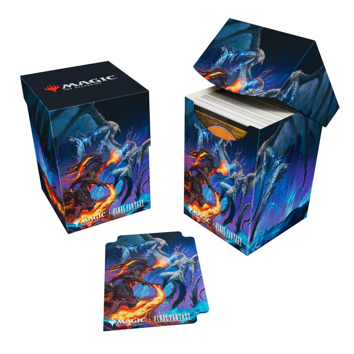 Ultra PRO Magic: The Gathering®—FINAL FANTASY™ Bahamut and Ifrit (Commander) 100+ Deck Box