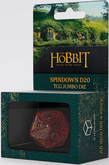 PRE-ORDER | The Hobbit Spindown D20: TCG Jumbo Die - Ember