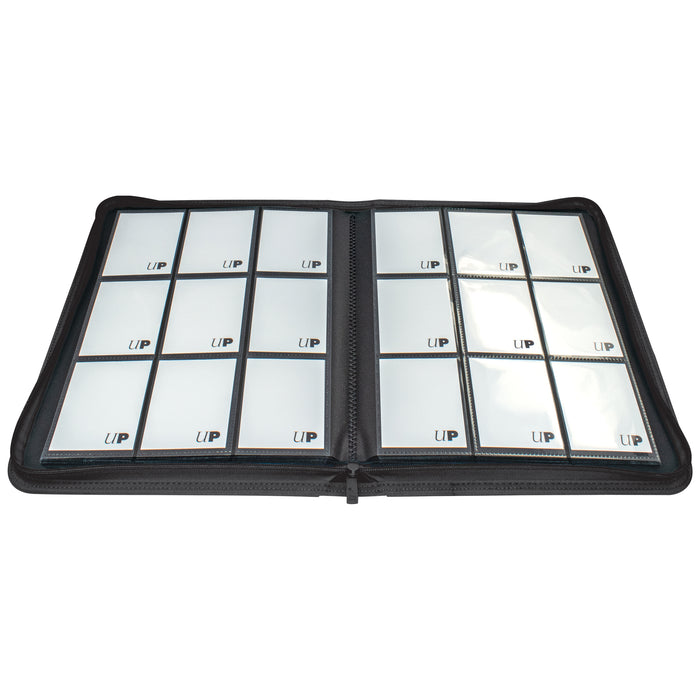 Ultra PRO: Vivid 9-Pocket Zippered PRO-Binder - Black