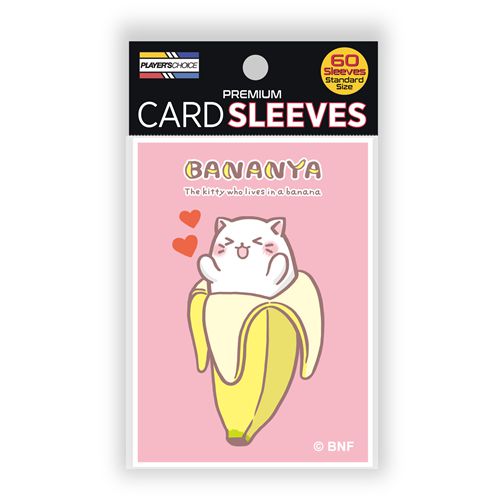 Bananya Standard Card Sleeves - Lovely Bananya (Pink)