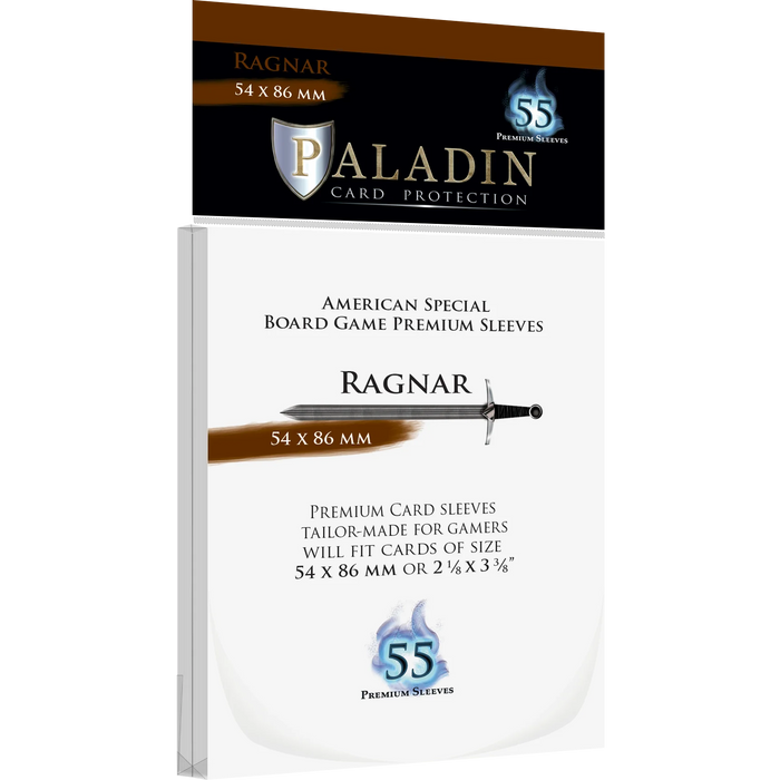 Paladin Sleeves: Ragnar 54 x 86mm, 55ct